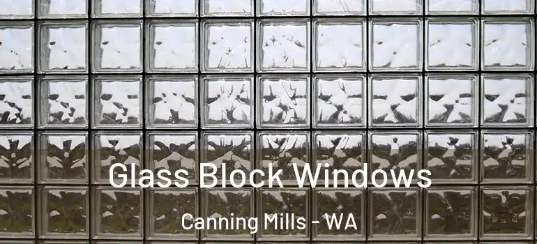  Glass Block Windows Canning Mills - WA