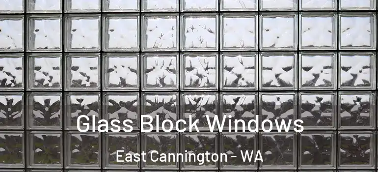  Glass Block Windows East Cannington - WA