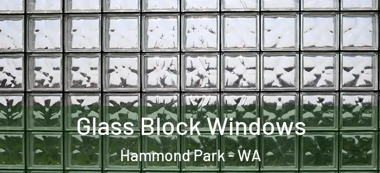 Glass Block Windows Hammond Park - WA