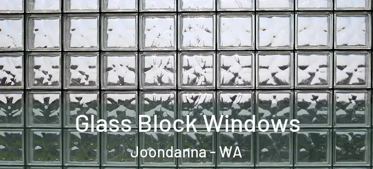 Glass Block Windows Joondanna - WA