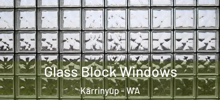 Glass Block Windows Karrinyup - WA