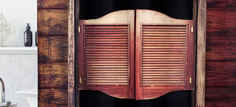 Installing Saloon Door Hinges in Perth, WA