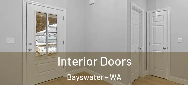 Interior Doors Bayswater - WA