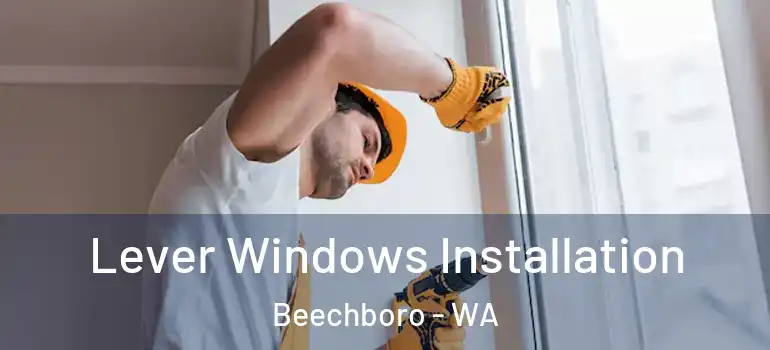 Lever Windows Installation Beechboro - WA