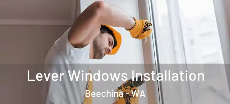 Lever Windows Installation Beechina - WA