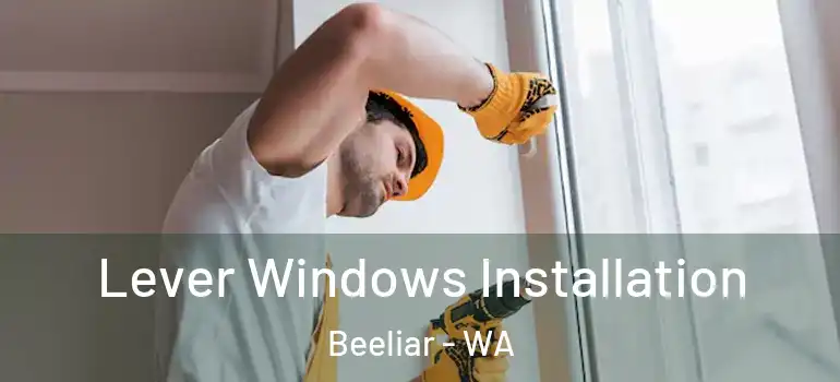 Lever Windows Installation Beeliar - WA