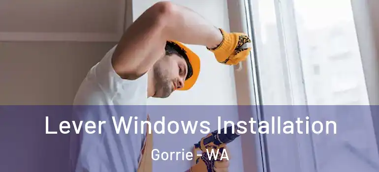 Lever Windows Installation Gorrie - WA