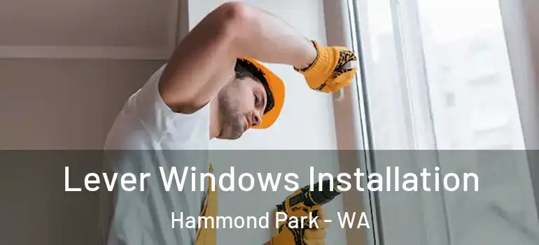 Lever Windows Installation Hammond Park - WA