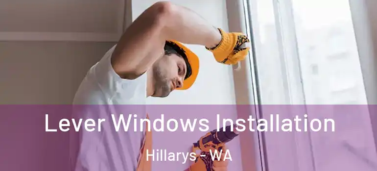 Lever Windows Installation Hillarys - WA