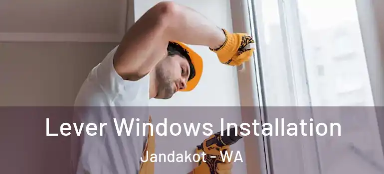 Lever Windows Installation Jandakot - WA