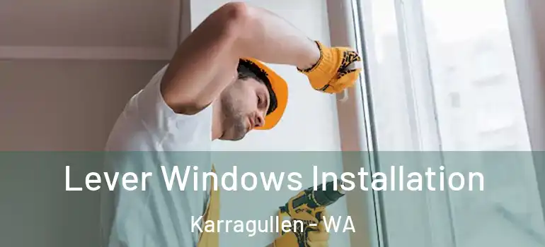 Lever Windows Installation Karragullen - WA