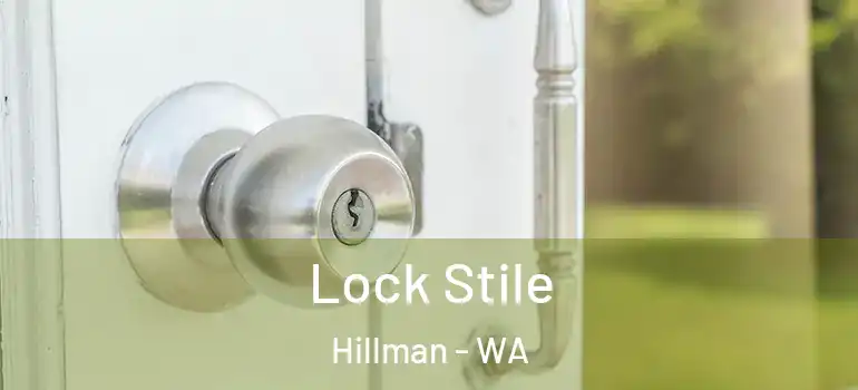  Lock Stile Hillman - WA