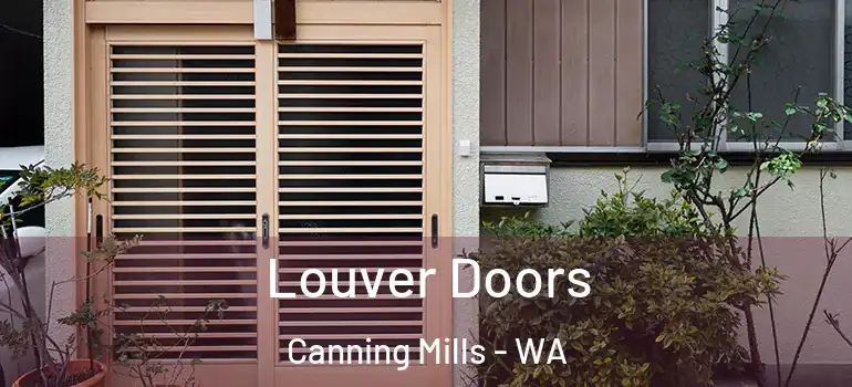 Louver Doors Canning Mills - WA