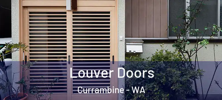 Louver Doors Currambine - WA