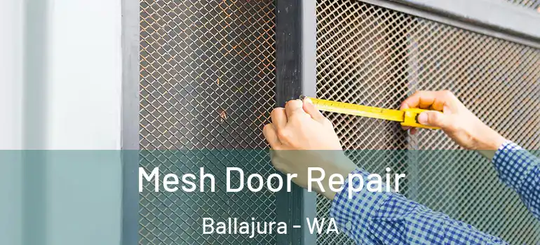 Mesh Door Repair Ballajura - WA