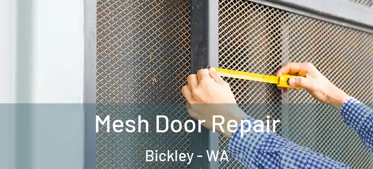 Mesh Door Repair Bickley - WA