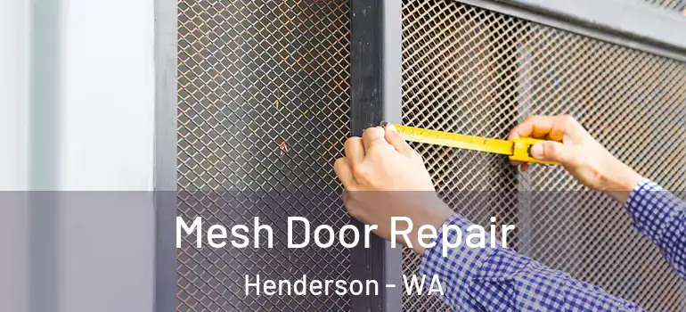  Mesh Door Repair Henderson - WA