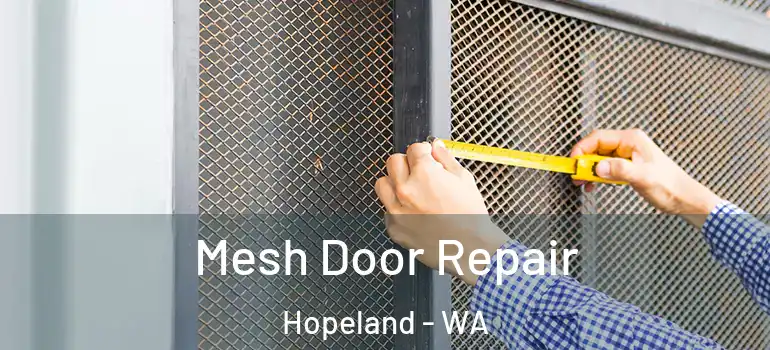 Mesh Door Repair Hopeland - WA