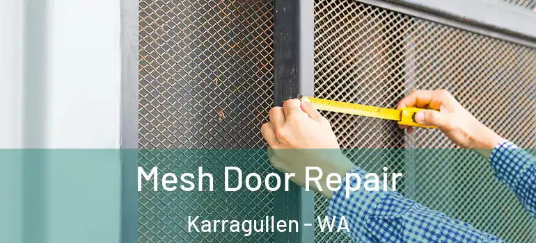 Mesh Door Repair Karragullen - WA