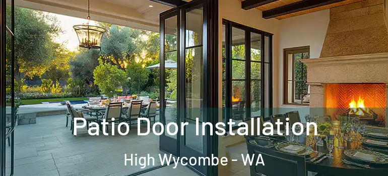 Patio Door Installation High Wycombe - WA