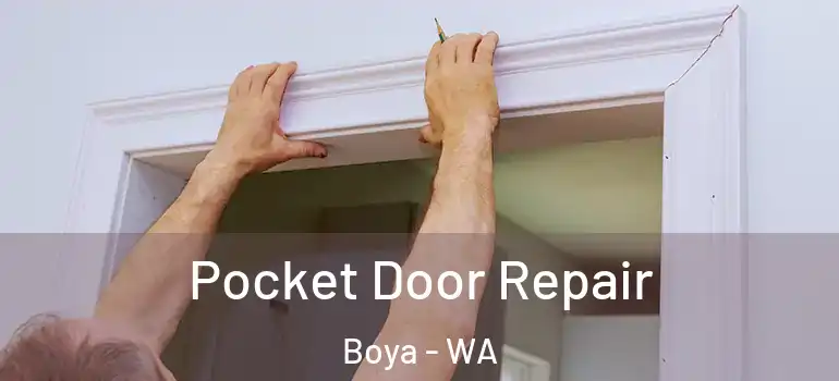 Pocket Door Repair Boya - WA