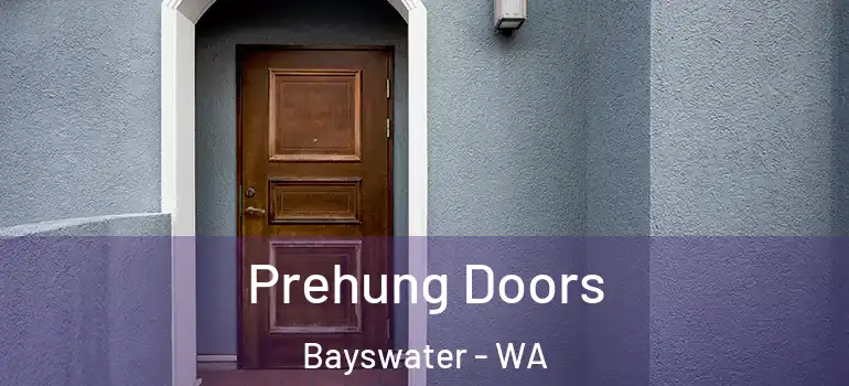 Prehung Doors Bayswater - WA