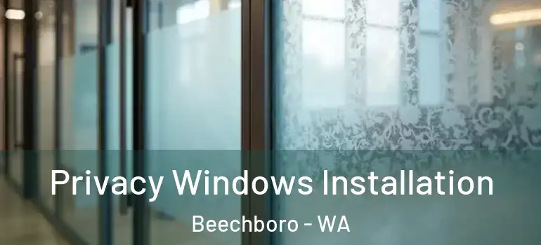Privacy Windows Installation Beechboro - WA