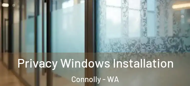 Privacy Windows Installation Connolly - WA