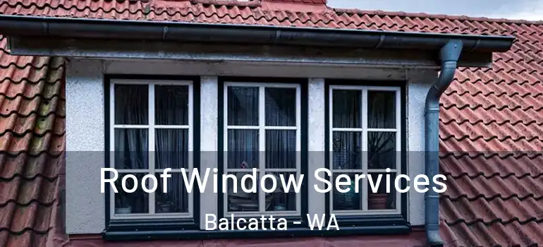 Roof Window Services Balcatta - WA
