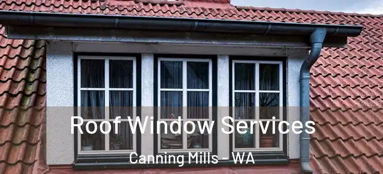 Roof Window Services Canning Mills - WA