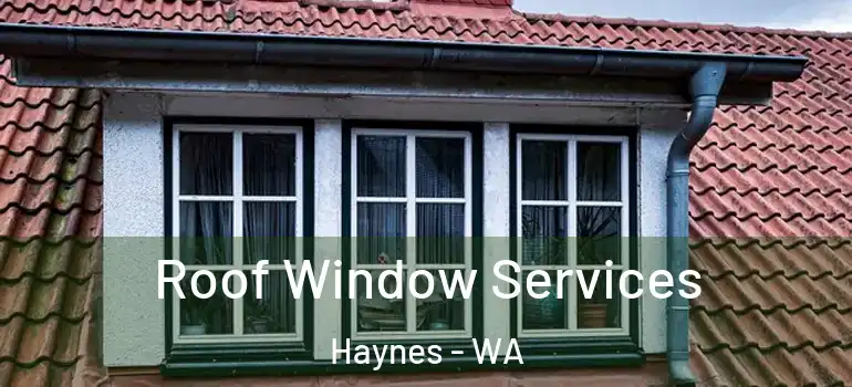 Roof Window Services Haynes - WA