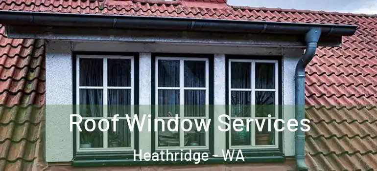 Roof Window Services Heathridge - WA