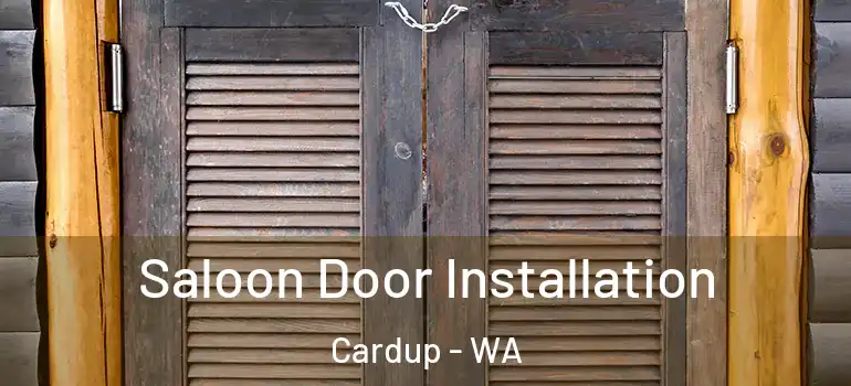 Saloon Door Installation Cardup - WA