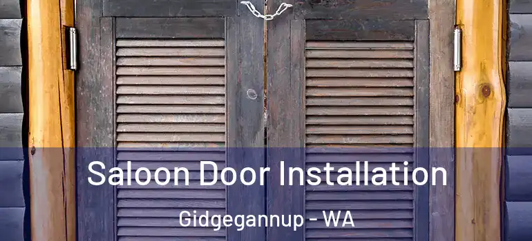Saloon Door Installation Gidgegannup - WA