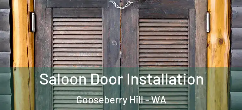  Saloon Door Installation Gooseberry Hill - WA