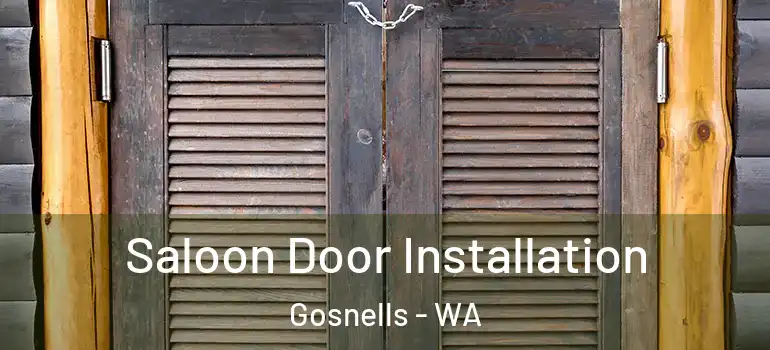  Saloon Door Installation Gosnells - WA