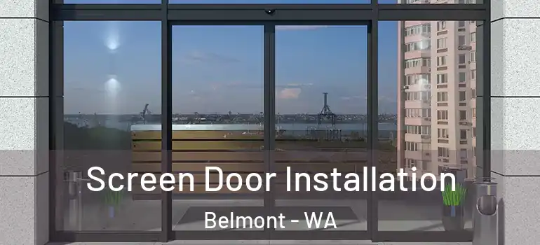 Screen Door Installation Belmont - WA