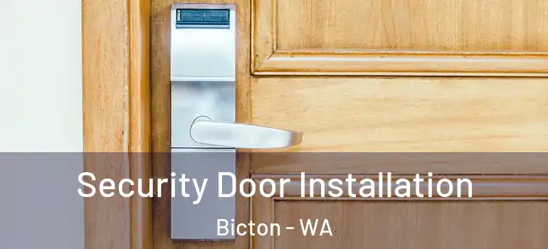 Security Door Installation Bicton - WA