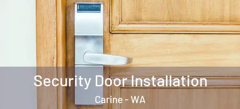 Security Door Installation Carine - WA