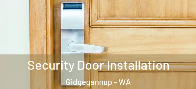 Security Door Installation Gidgegannup - WA