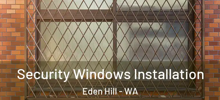 Security Windows Installation Eden Hill - WA