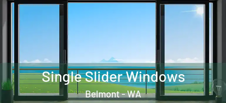  Single Slider Windows Belmont - WA