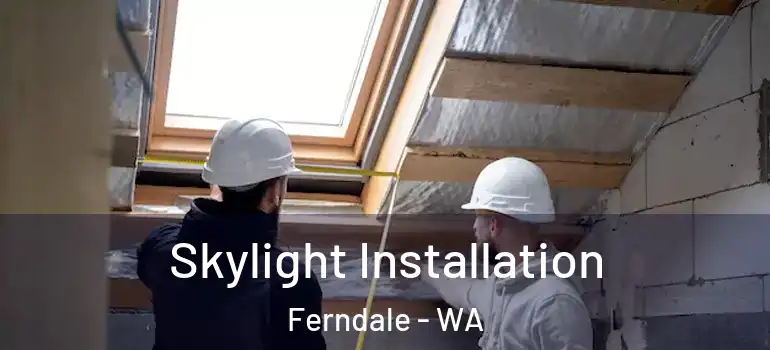  Skylight Installation Ferndale - WA