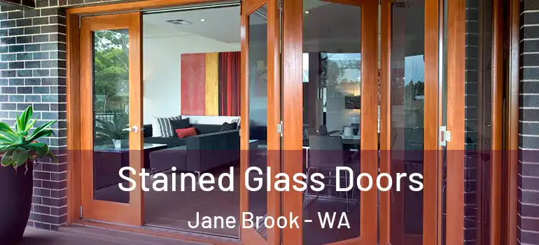 Stained Glass Doors Jane Brook - WA