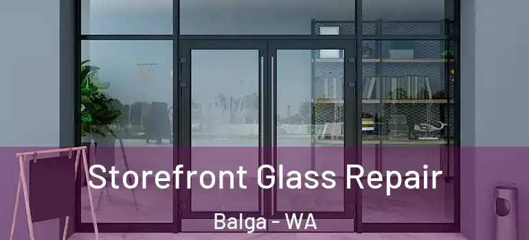 Storefront Glass Repair Balga - WA