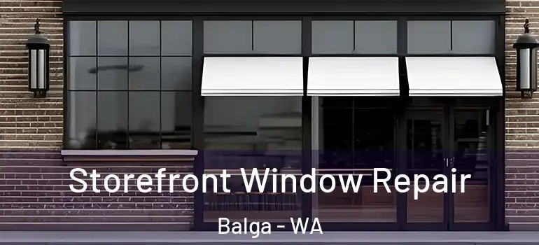 Storefront Window Repair Balga - WA