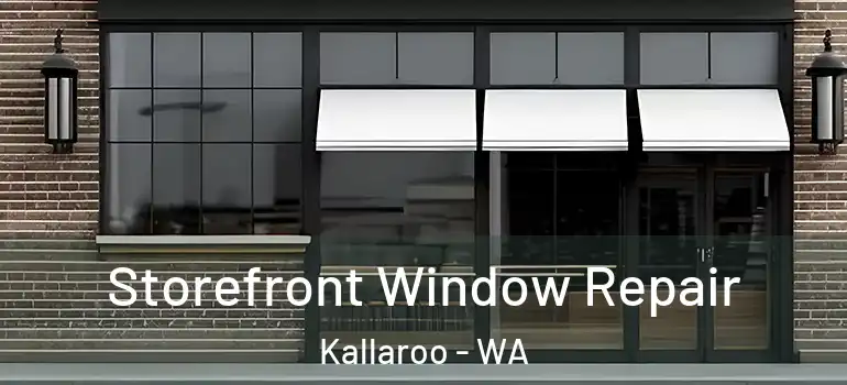 Storefront Window Repair Kallaroo - WA
