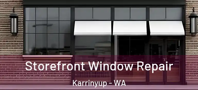  Storefront Window Repair Karrinyup - WA
