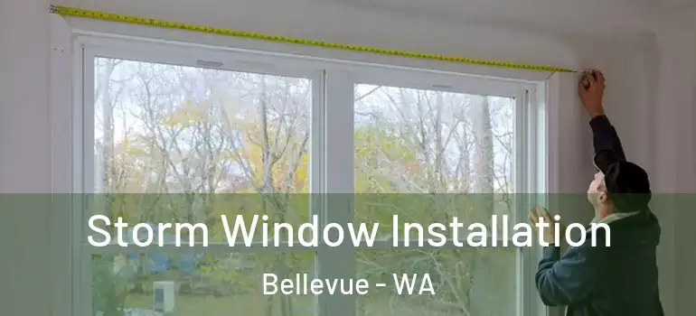 Storm Window Installation Bellevue - WA