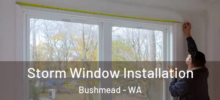 Storm Window Installation Bushmead - WA